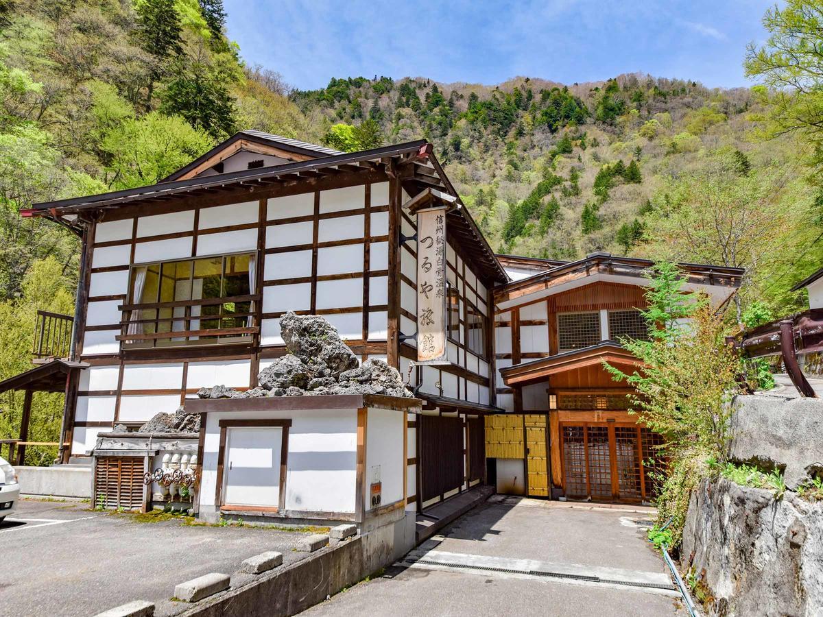 白骨温泉　つるや旅館 松本市 エクステリア 写真