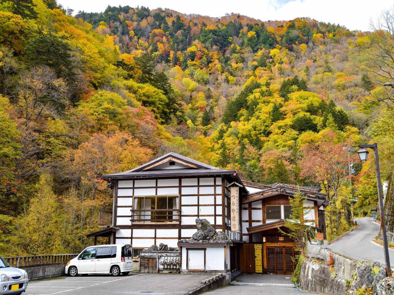 白骨温泉　つるや旅館 松本市 エクステリア 写真
